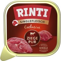 RINTI Singlefleisch Exclusive Nassfutter Hund, Adult 10x150 g Ziege von Rinti