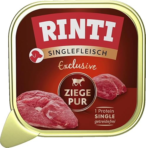 RINTI - Singlefleisch Exclusive | Nassfutter mit 100% Lammfleisch für Sensible, ausgewachsene Hunde. Alleinfutter in Schälchen ohne Getreide und künstliche Zusätze | 10x150g Lamm Pur RINTI - Singlefleisch Exclusive | Nassfutter mit 100% Lammfleisch für Sensible, ausgewachsene Hunde. Alleinfutter in Schälchen ohne Getreide und künstliche Zusätze | 10x150g Lamm Pur von Rinti