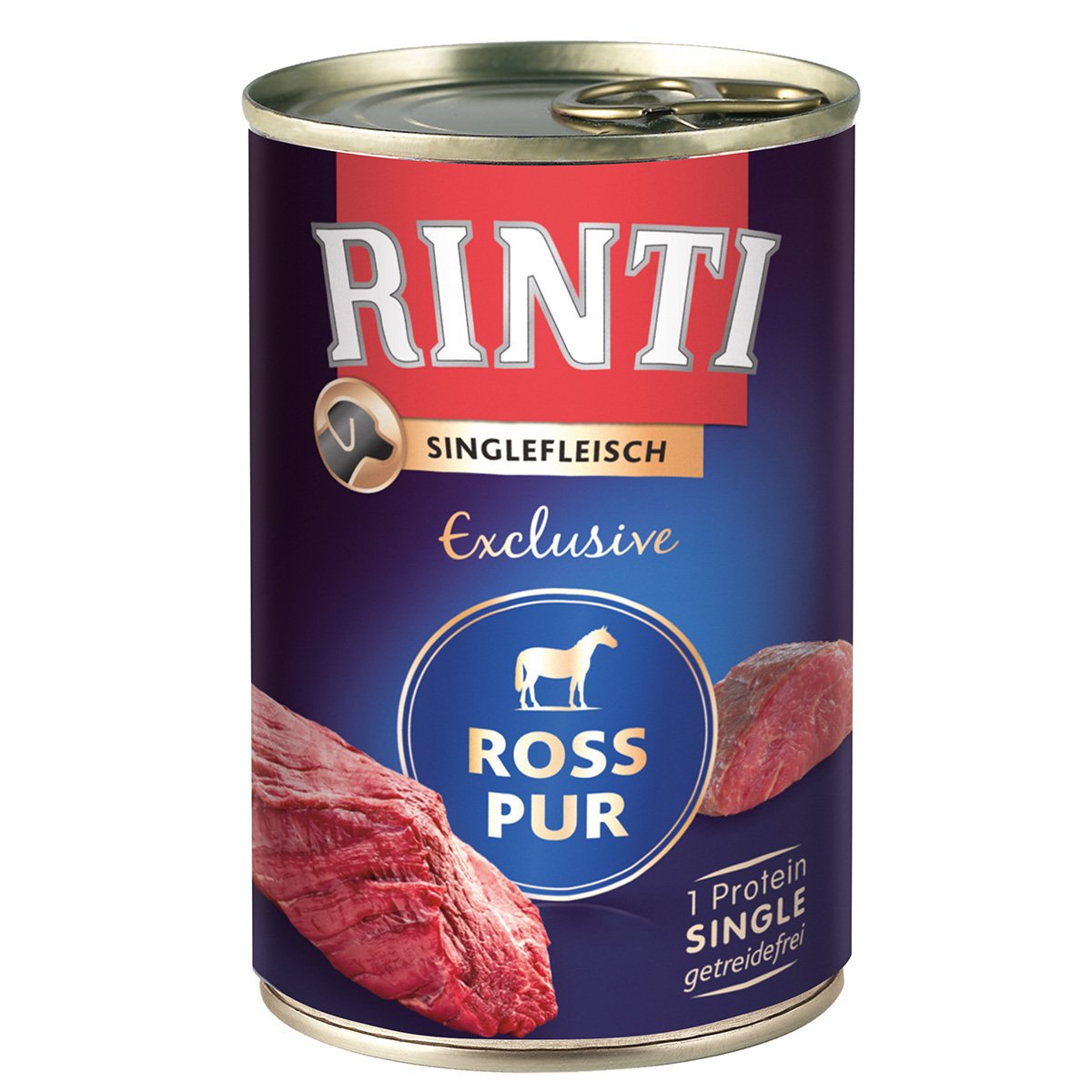 Rinti Singlefleisch Exclusive Ross pur 12x400g von Rinti