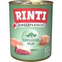 RINTI Singlefleisch Geflügel pur exclusive 12x800 g von Rinti