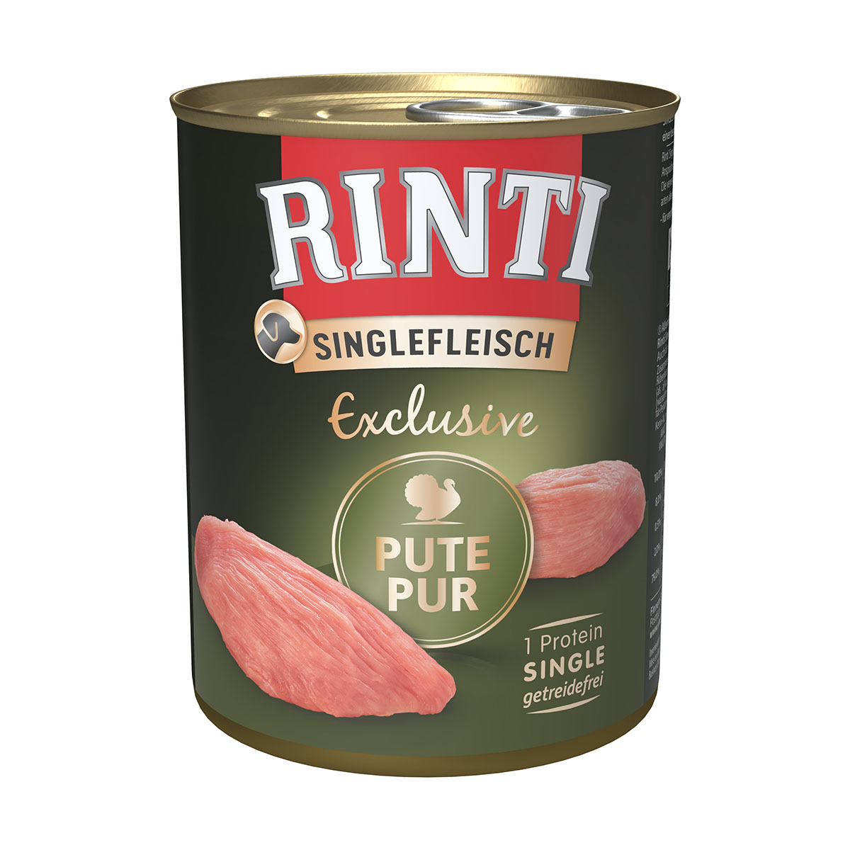 Rinti Singlefleisch Exclusive Pute pur 12x800g von Rinti