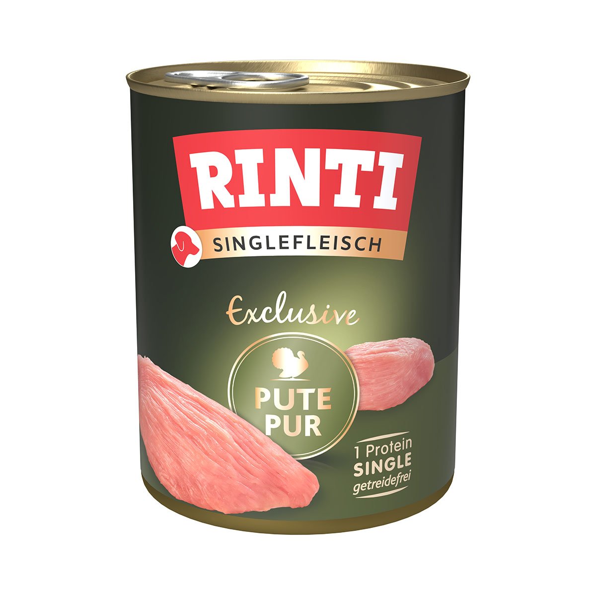 Rinti Singlefleisch Exclusive Pute pur 12x800g von Rinti