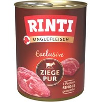 RINTI Singlefleisch Exclusive Ziege pur 24x800 g von Rinti