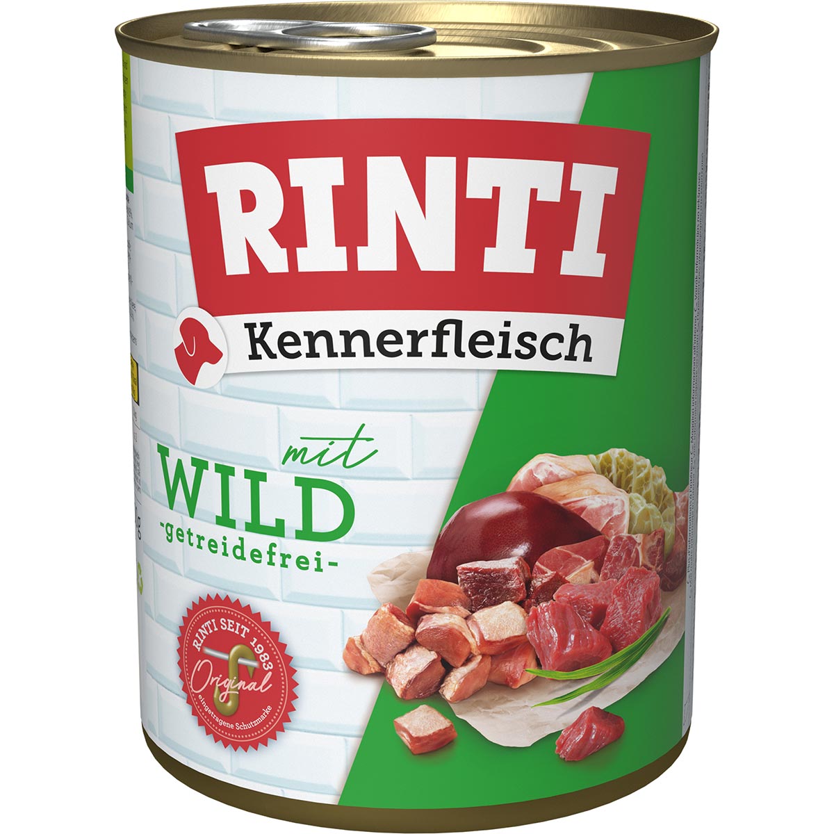 Rinti Kennerfleisch Wild 12x800g von Rinti