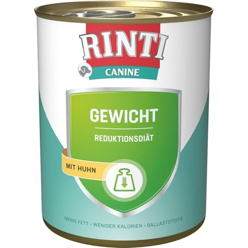 Rinti Canine Gewicht | 6X 800g Diät-Hundefutter nass von Rinti