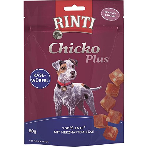 Rinti Chicko Käsewürfel mit Ente 80g - Sie erhalten 12 Packung/en; Packungsinhalt 80 g Rinti Chicko Käsewürfel mit Ente 80g - Sie erhalten 12 Packung/en; Packungsinhalt 80 g von Rinti