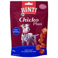 RINTI Chicko Plus Käsewürfel, mit Ente und Käse 12x80 g von Rinti