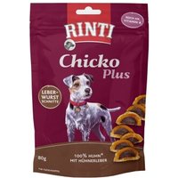RINTI Chicko Plus Leberwurstschnitte, Huhn mit Hühnerleber 12x80 g RINTI Chicko Plus Leberwurstschnitte, Huhn mit Hühnerleber 12x80 g von Rinti