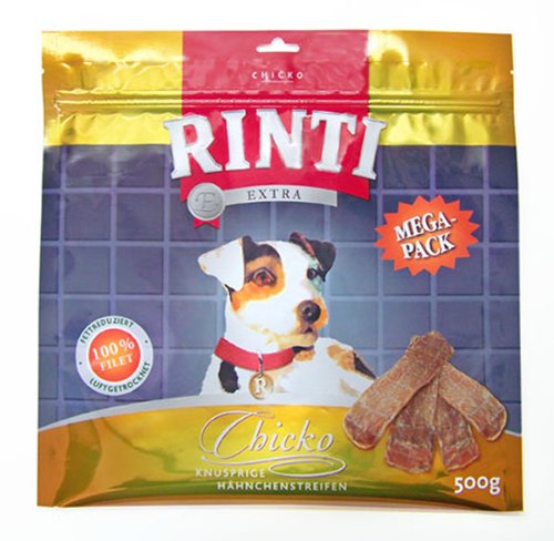 Rinti | Extra Chicko Knusprige Hähnchenstreifen | 5 x 500 g von Rinti