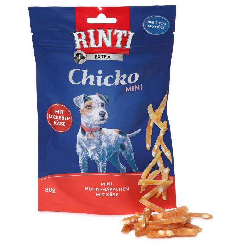 Rinti Extra Chicko Mini Huhn-Häppchen mit Käse 6x80g von Rinti