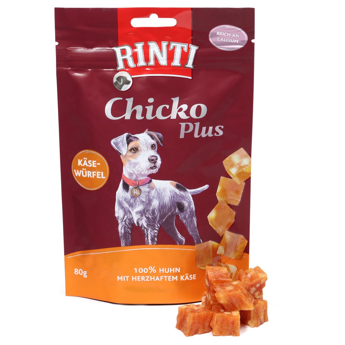 Rinti Extra Chicko Plus Huhn mit Käse 80g von Rinti