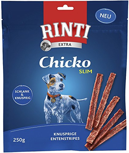Rinti Extra Chicko Slim Ente für Hunde - Bundle - 9 x 250g von Rinti