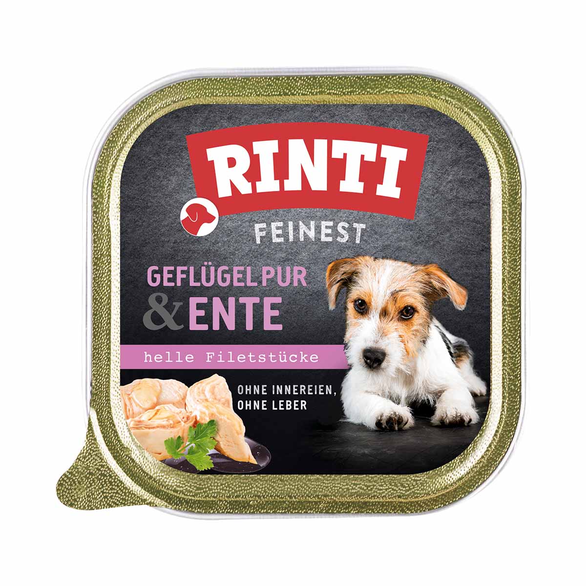 Rinti Feinest Geflügel pur & Ente 11x150g Rinti Feinest Geflügel pur & Ente 11x150g von Rinti