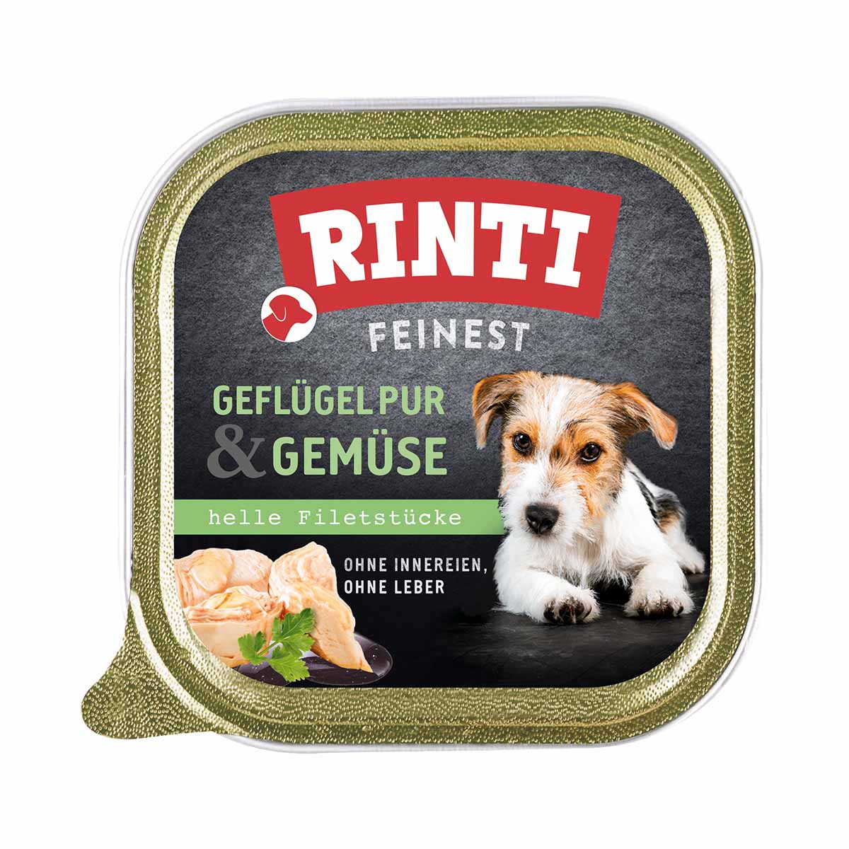 Rinti Feinest Geflügel pur & Gemüse 44x150g Rinti Feinest Geflügel pur & Gemüse 44x150g von Rinti