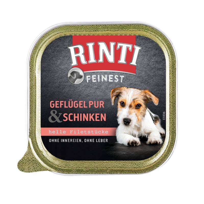 Rinti Feinest Geflügel pur & Schinken 44x150g von Rinti
