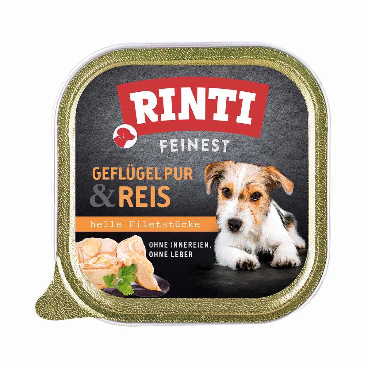 Rinti Feinest Geflügel pur & Reis 44x150g von Rinti