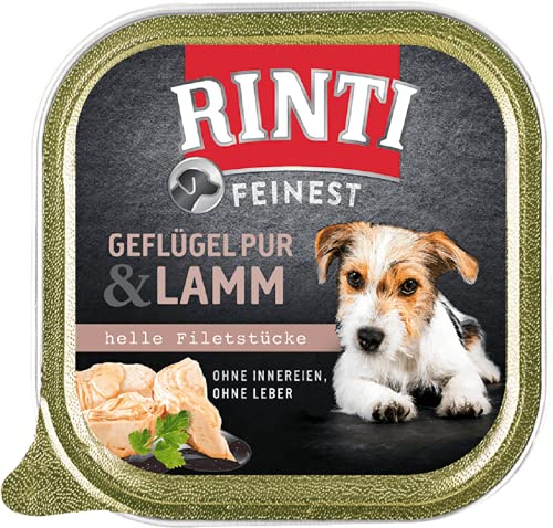 Rinti Feinest Geflügel & Lamm, 11er Pack (11 x 150 g) von Rinti