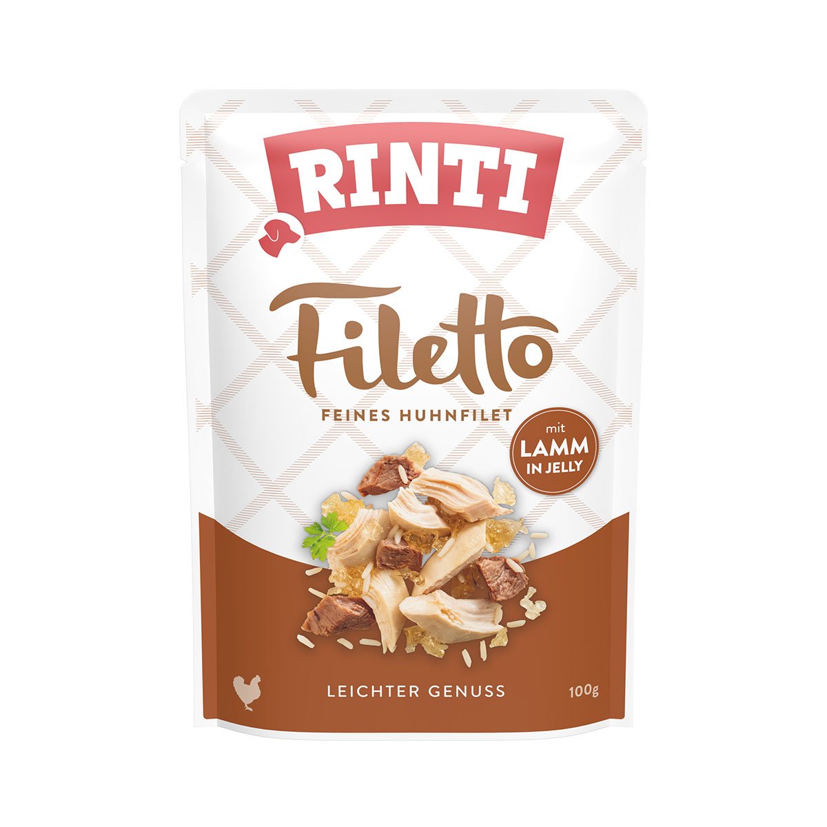 Rinti Filetto Huhn & Lamm in Jelly 24x100g von Rinti