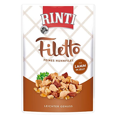 Rinti Filetto Jelly Huhn & Lamm 100g - Sie erhalten 24 Packung/en; Packungsinhalt 100 g von Rinti