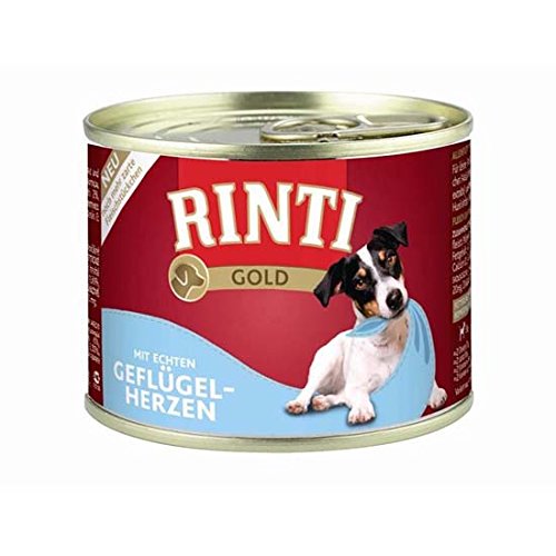 Rinti Gold GEFLÜGELHERZEN 12 x 185g von Rinti