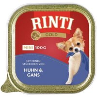 RINTI Gold Mini 16x100g Huhn & Gans von Rinti