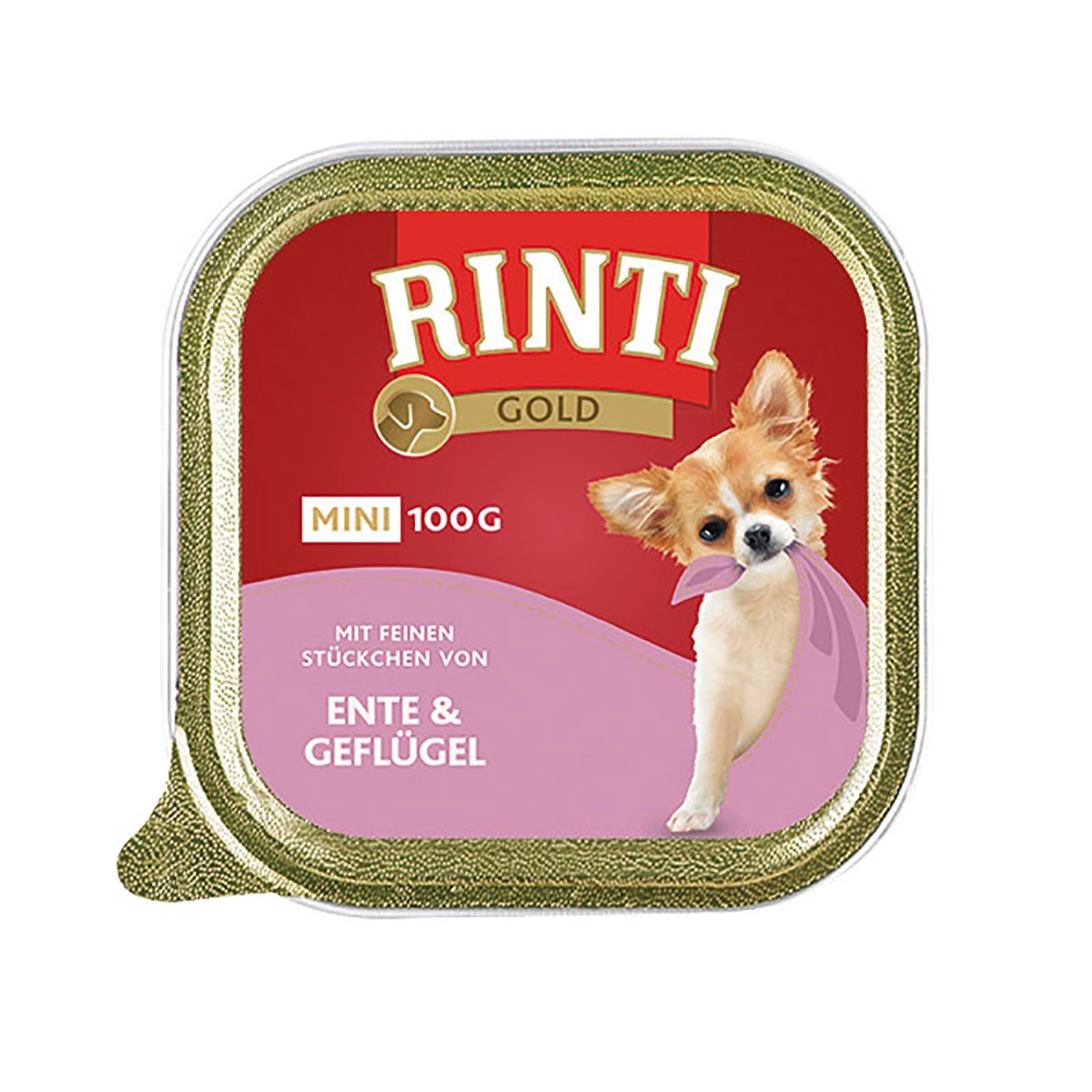 Rinti Gold Mini feine Stückchen von Ente & Geflügel 48x100g von Rinti