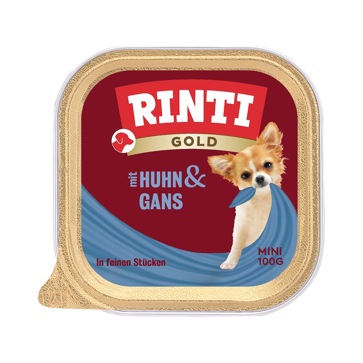 Rinti Gold Mini feine Stückchen von Huhn & Gans 48x100g Rinti Gold Mini feine Stückchen von Huhn & Gans 48x100g von Rinti