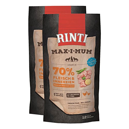 Rinti Hunde-Futter Max-i-Mum Trockenfutter 2x12kg Huhn Rinti Hunde-Futter Max-i-Mum Trockenfutter 2x12kg Huhn von Rinti