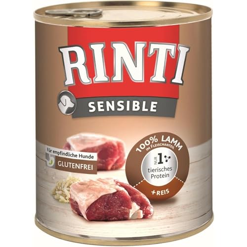 Rinti Hundefutter Sensible Huhn & Reis 800 g, 12er Pack (12 x 800 g) von Rinti