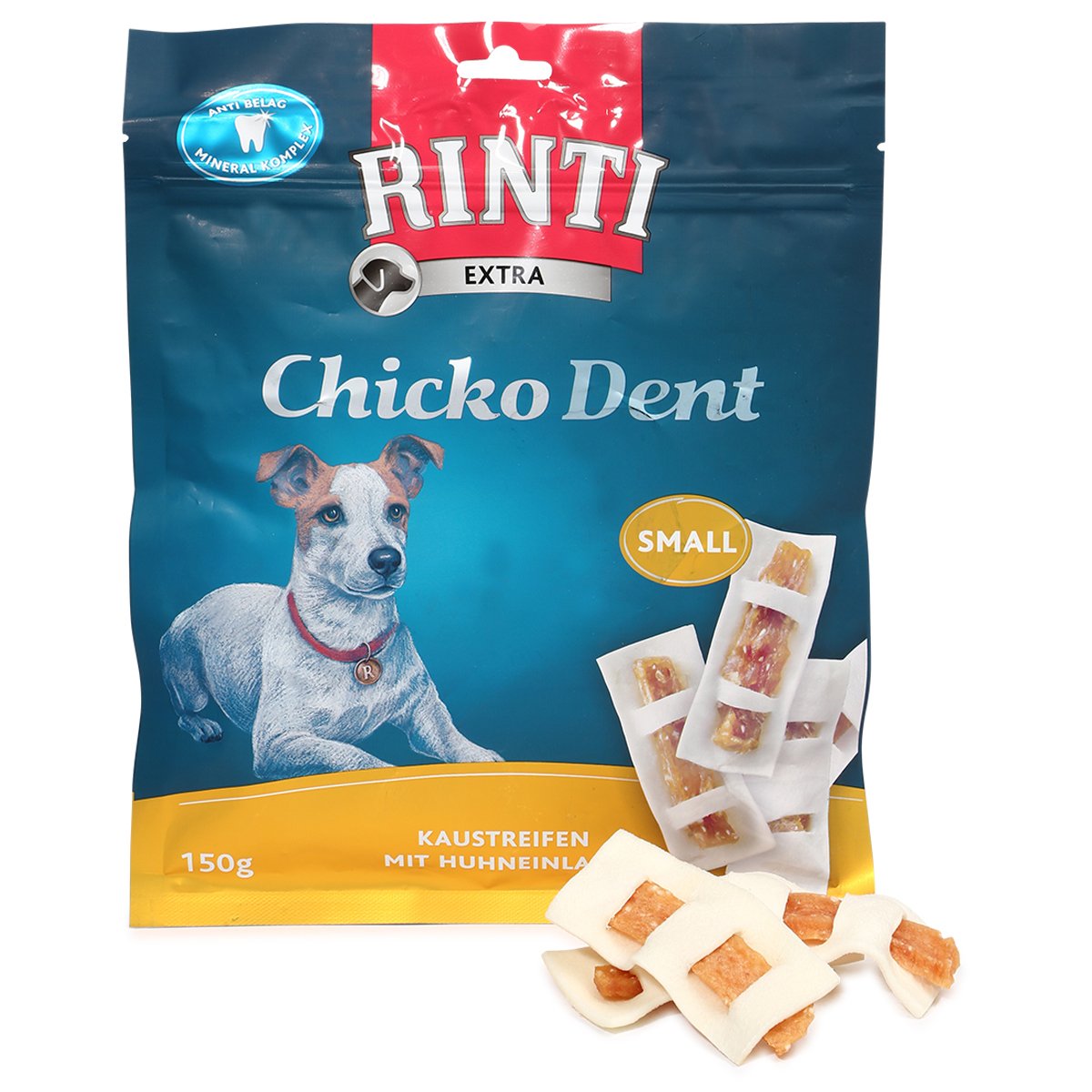Rinti Hundesnack Chicko Dent Huhn SMALL 150g von Rinti