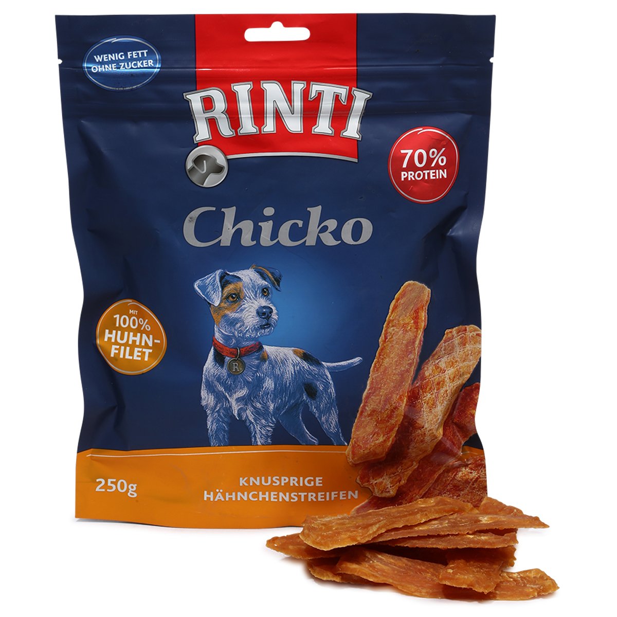 Rinti Hundesnack Extra Chicko 100% Huhnfilet 250g von Rinti