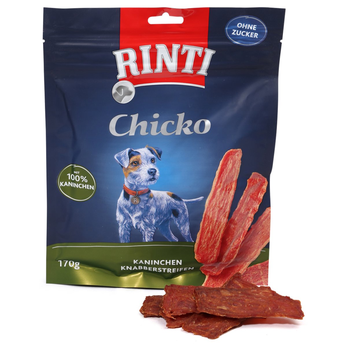 Rinti Hundesnack Extra Chicko 100% Kaninchen 170g von Rinti