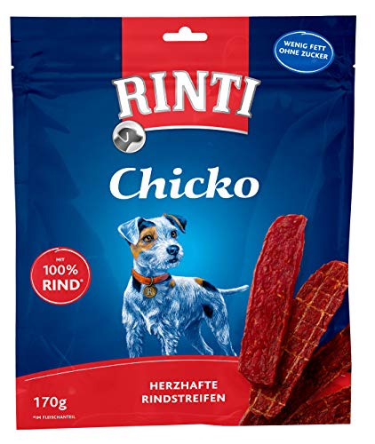 RINTI Chicko Extra Snacks für Hunde mit Rind - Set - 3x 170 g von Rinti