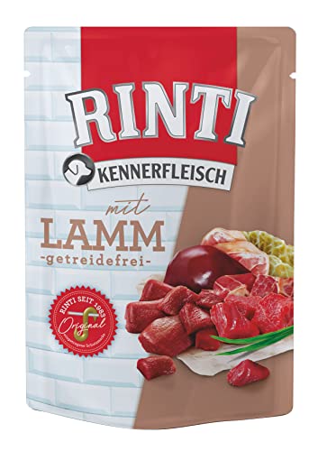 Rinti Kennerfleisch LAMM Pouch, 15er Pack (15 x 0.4 kilograms) von Rinti