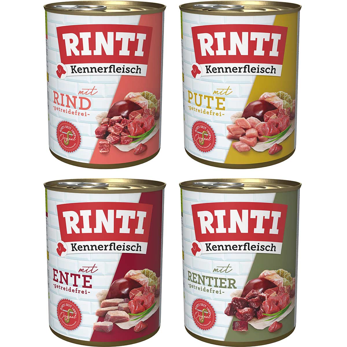 Rinti Kennerfleisch Paket 2 12x800g Rinti Kennerfleisch Paket 2 12x800g von Rinti