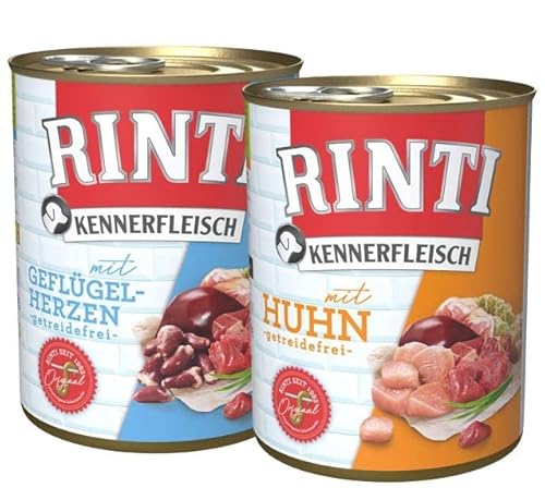 Rinti Kennerfleisch Multipack Geflügelherzen und Huhn 24 x 800g Rinti Kennerfleisch Multipack Geflügelherzen und Huhn 24 x 800g von Rinti