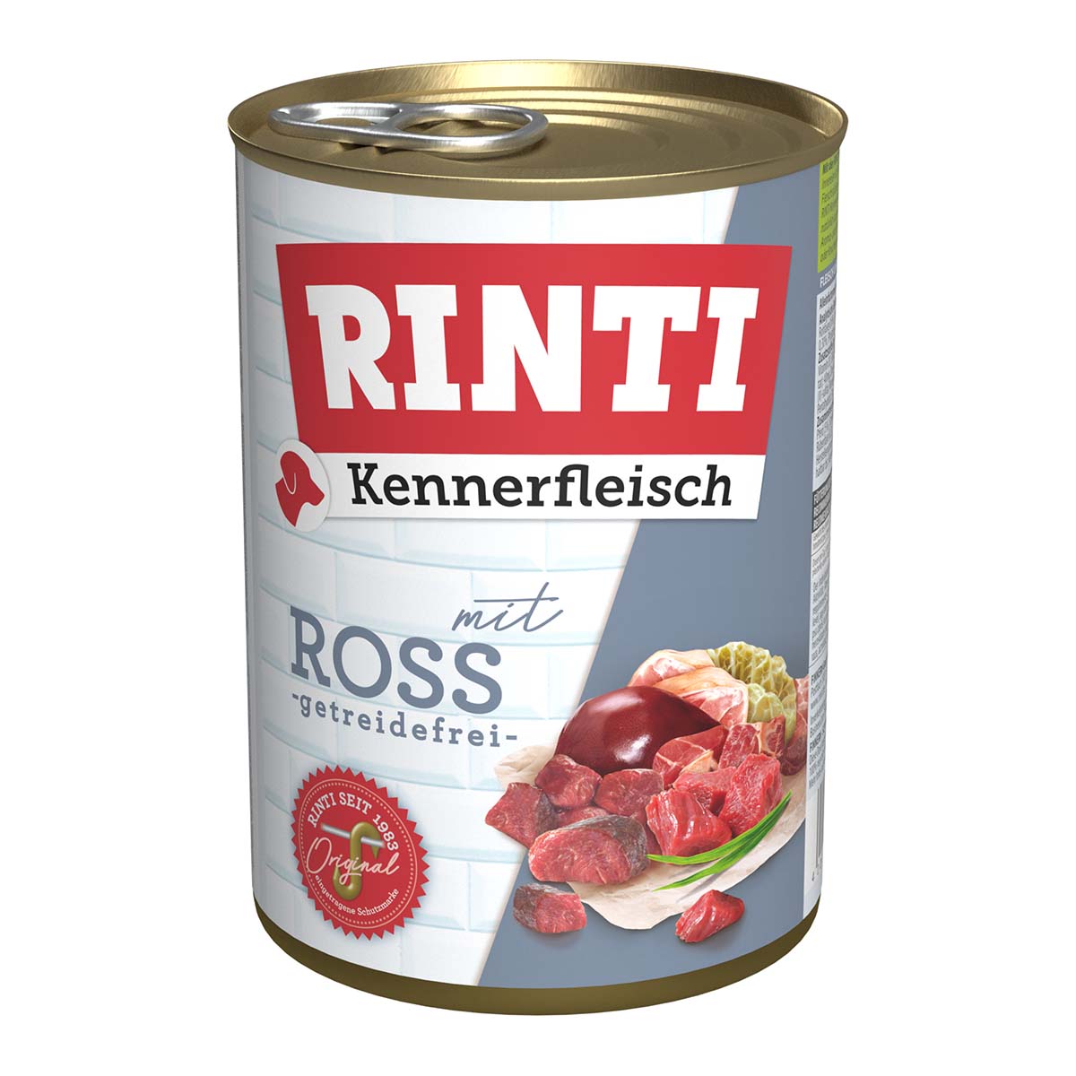 Rinti Kennerfleisch mit Ross 12x400g Rinti Kennerfleisch mit Ross 12x400g von Rinti