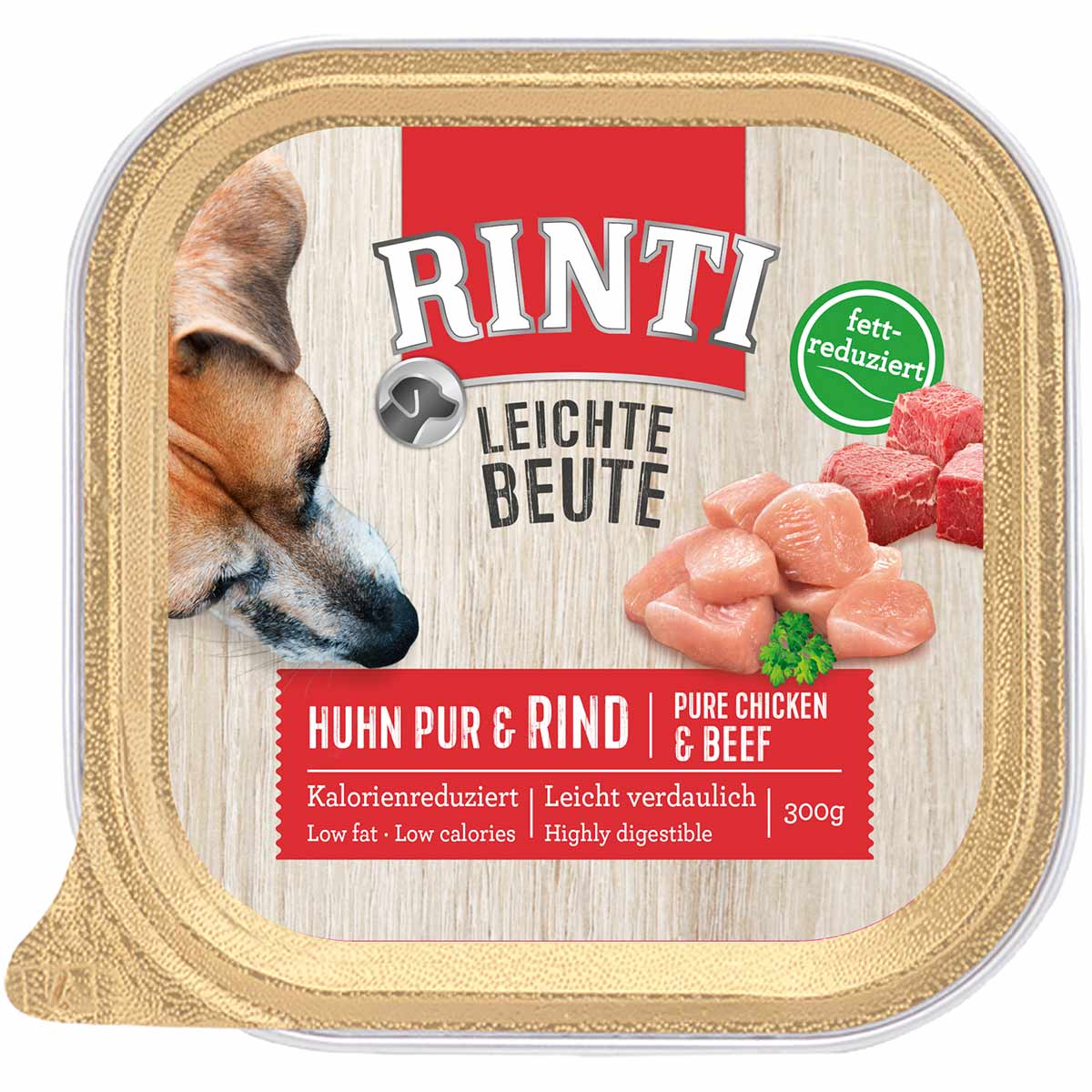Rinti Leichte Beute Huhn pur & Rind 18x300g von Rinti