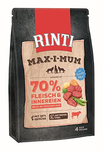 Rinti MAX-I-Mum Rind + Gemüse 1 x 4 kg getreidefrei für ausgewachsene Hunde Rinti MAX-I-Mum Rind + Gemüse 1 x 4 kg getreidefrei für ausgewachsene Hunde von Rinti