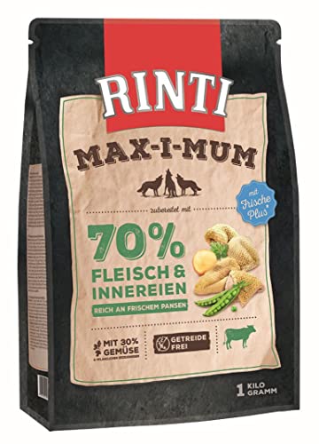 Rinti Max-i-Mum Pansen 1kg Trockenfutter für Hunde Größe 1 x 1kg von Rinti