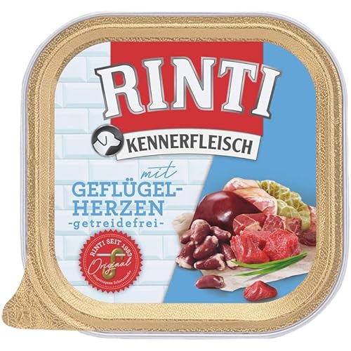 RINTI Kennerfleisch Schale | Geflügelherzen | 9x300g von Rinti