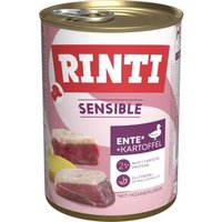 RINTI Sensible 12x400g Ente und Hühnerleber von Rinti
