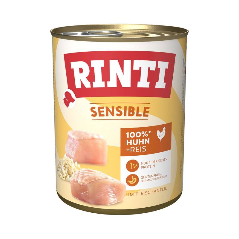 Rinti Sensible Huhn & Reis 6x800g von Rinti