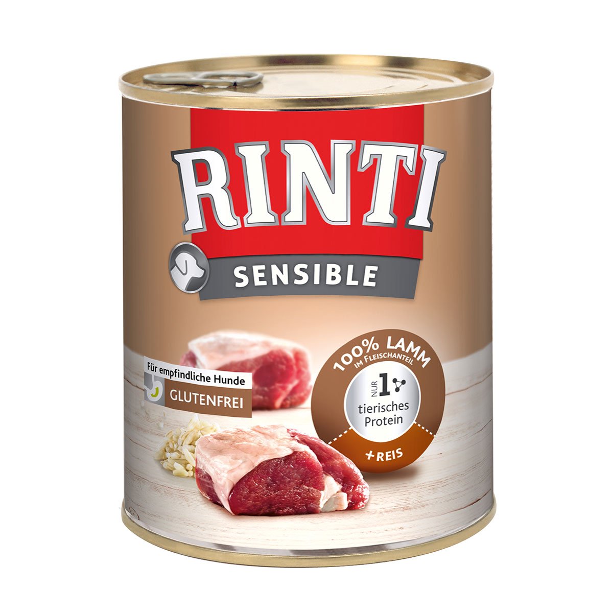 Rinti Sensible Lamm & Reis 12x800g von Rinti