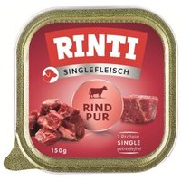 RINTI Singlefleisch Nassfutter Hund, Adult, Schale, Rind pur 10x150 g RINTI Singlefleisch Nassfutter Hund, Adult, Schale, Rind pur 10x150 g von Rinti
