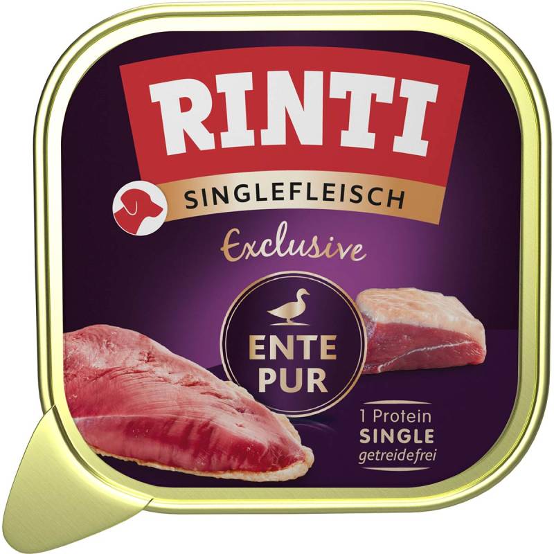 Rinti Singlefleisch Exclusive Ente pur 10x150 g von Rinti