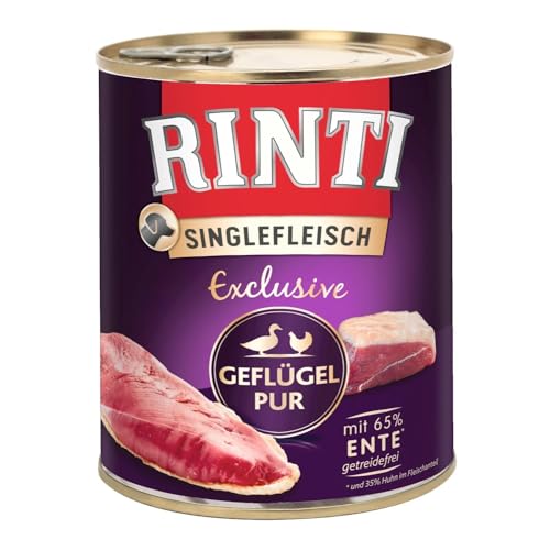 Rinti Singlefleisch Exclusive Geflügel Pur, 800 g von Rinti