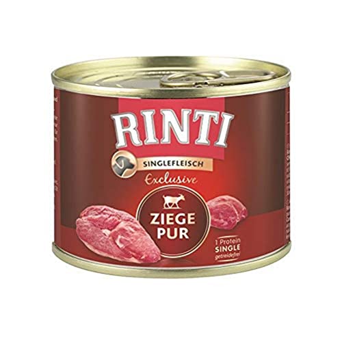 RINTI Singlefleisch Exclusive Ziege Pur 12 x 185 g von Rinti