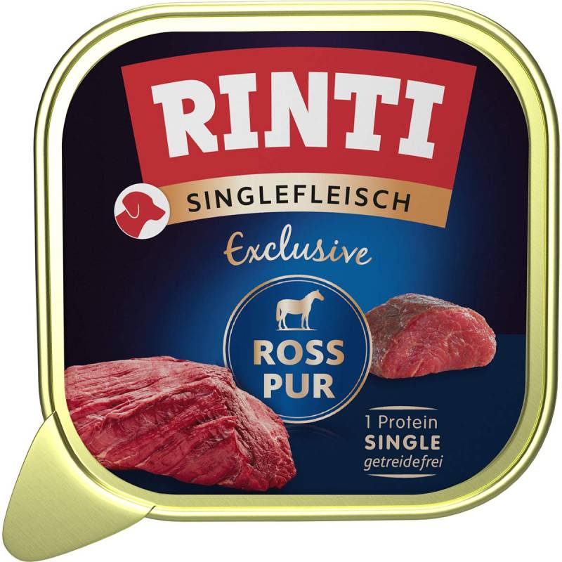 Rinti Singlefleisch Exclusive Ross pur 10x150 g von Rinti