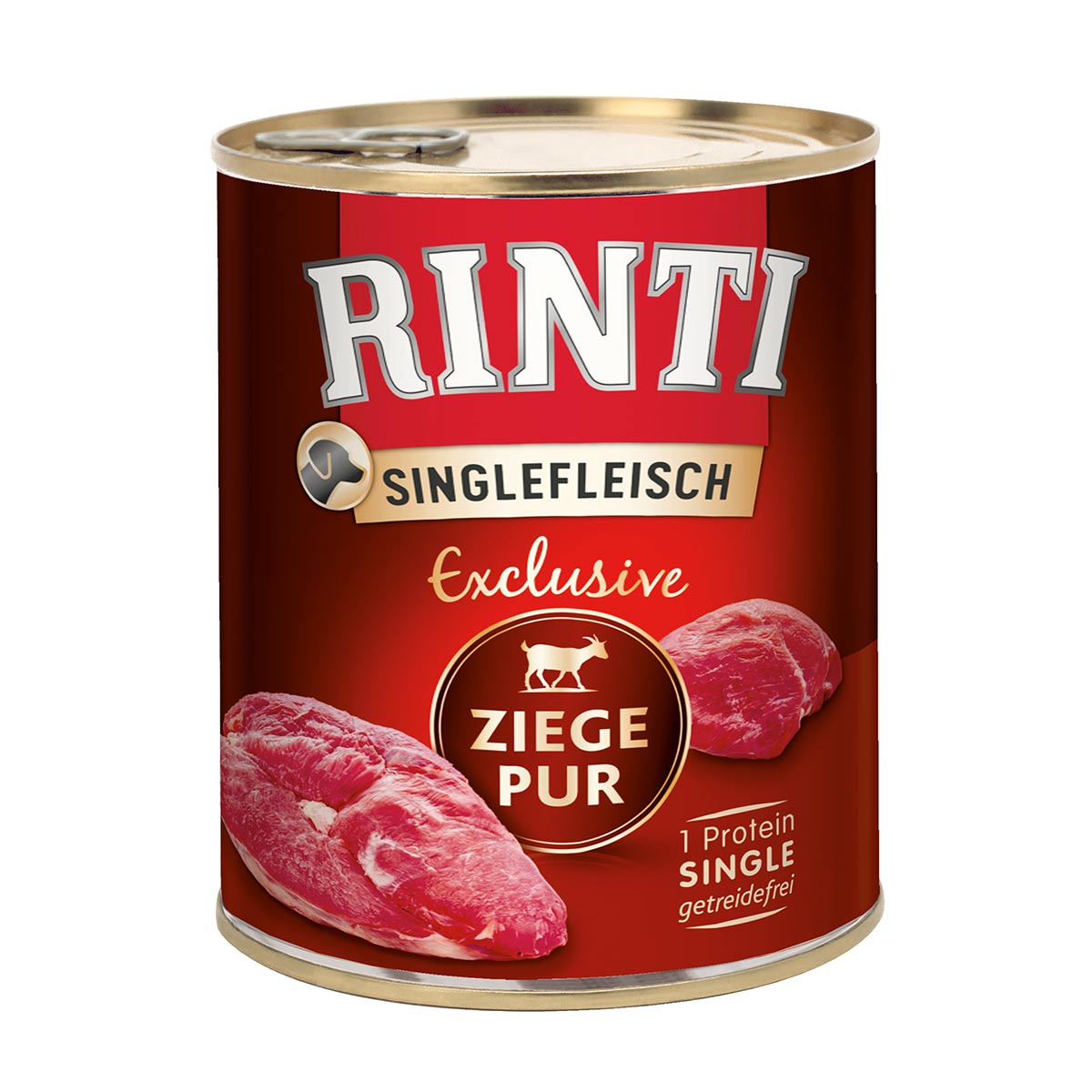Rinti Singlefleisch Exclusive Ziege Pur 6x800g von Rinti